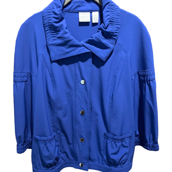 66. WOMENS CHICO’S ZENERGY 1/M DETAIL JACKET - Picture 1 of 5